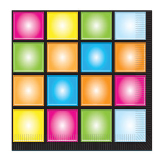 Beistle Disco Luncheon Napkin