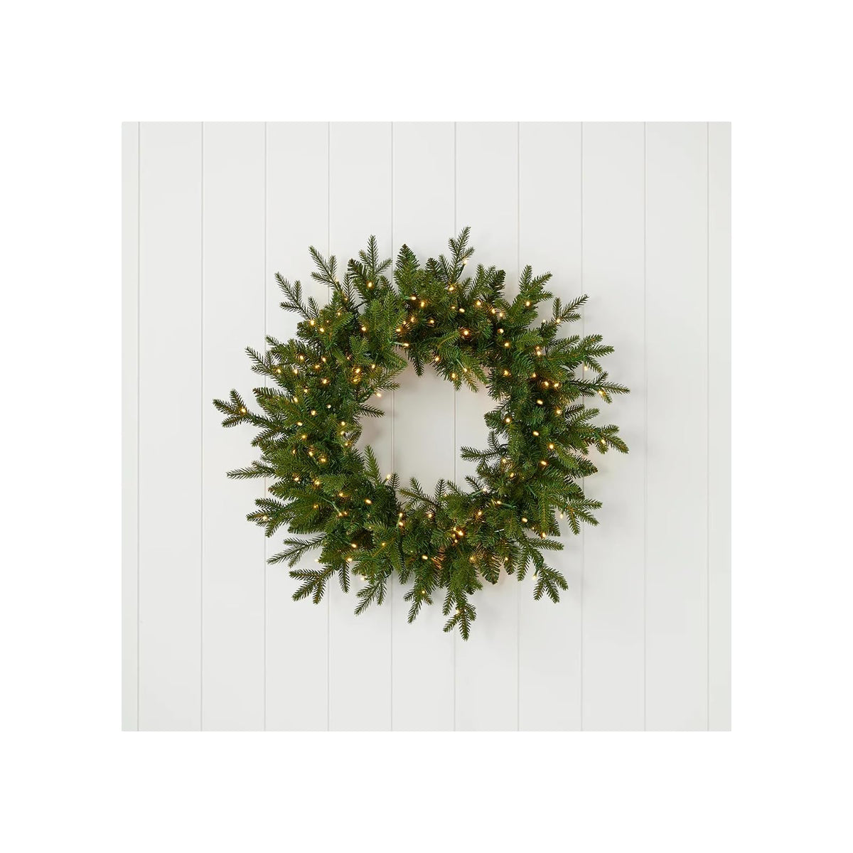 Seasonal LLC Wreath, White