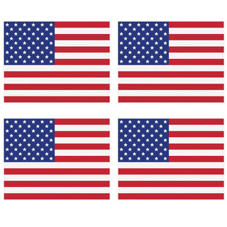 Beistle Placemat, 10" x 13", Red/White/Blue