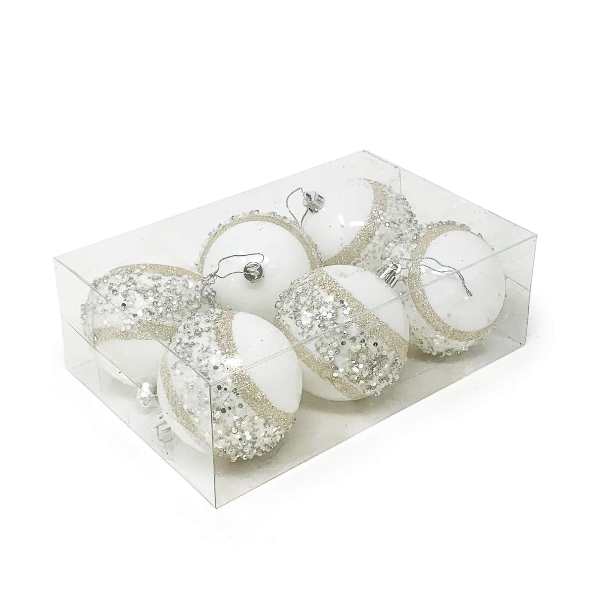 allgala Hanging Ornament, 3 Inch, White