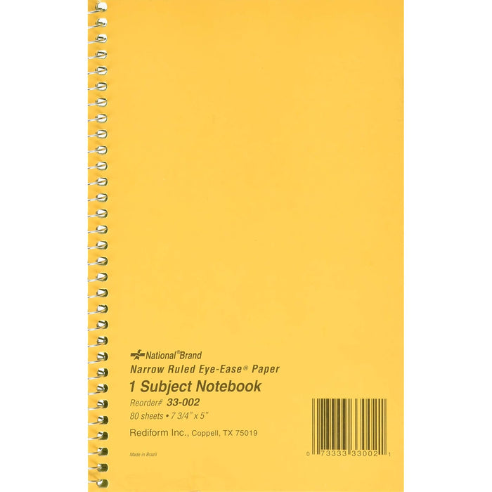 National Blank Book, 7.75 x 5 inches, Brown