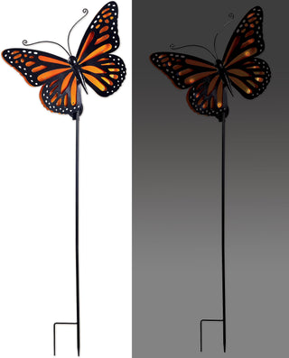 Sunset Vista Designs Sculpture, 17.32" x 1.97" x 51.97", Monarch Butterfly - Ora