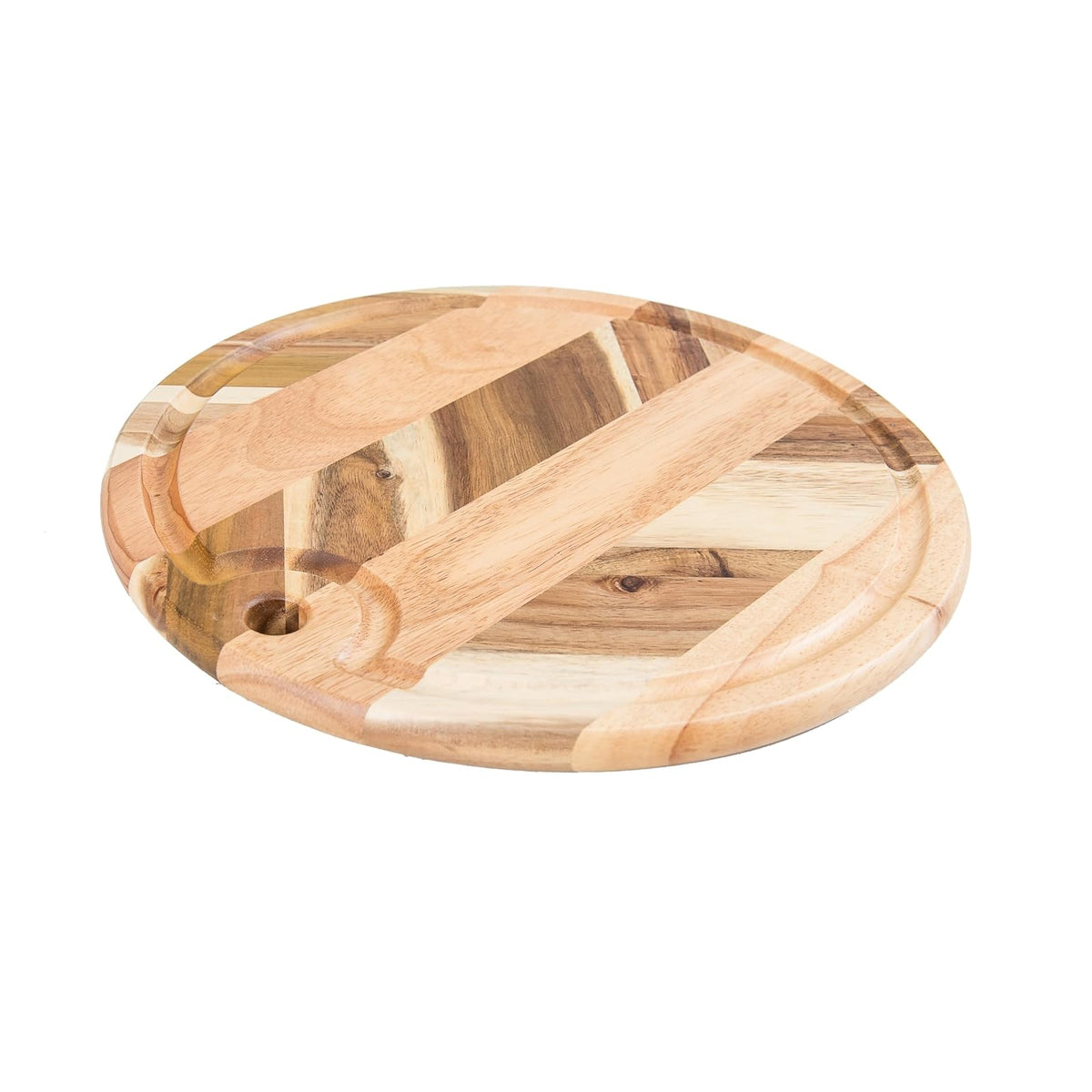 Lipper International Cutting Board, 14"L x 14"W, Acacia and Rubberwood