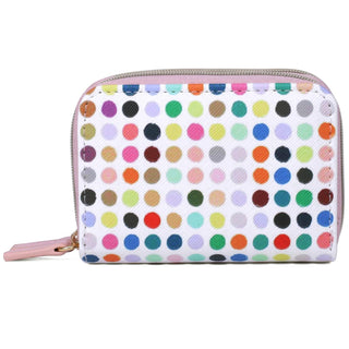 Julia Buxton USA Wallet, One Size, Colorful Polka Dot