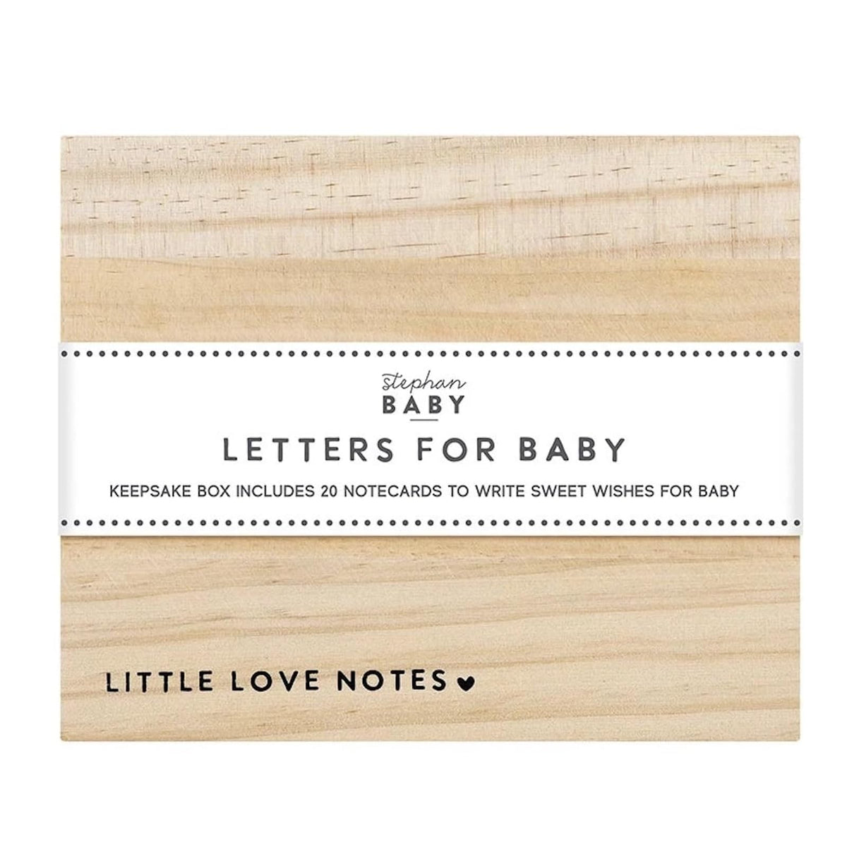 Stephan Baby Baby Product, Box: 5.5" W x 6.75" H, Cards: 3.5" W x 5.5" H, brown