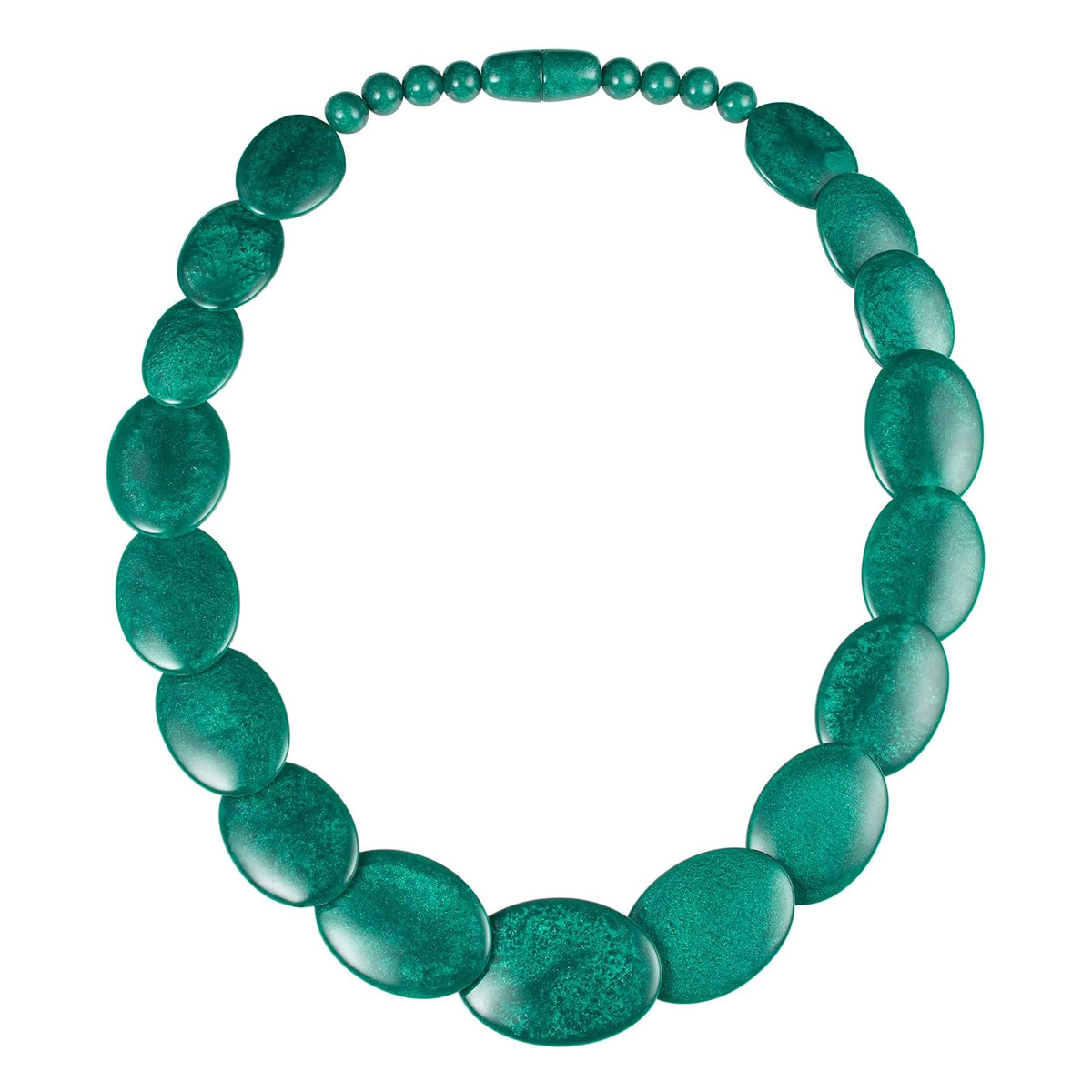 ZAVANA Necklace, 24 inches, Dark Green