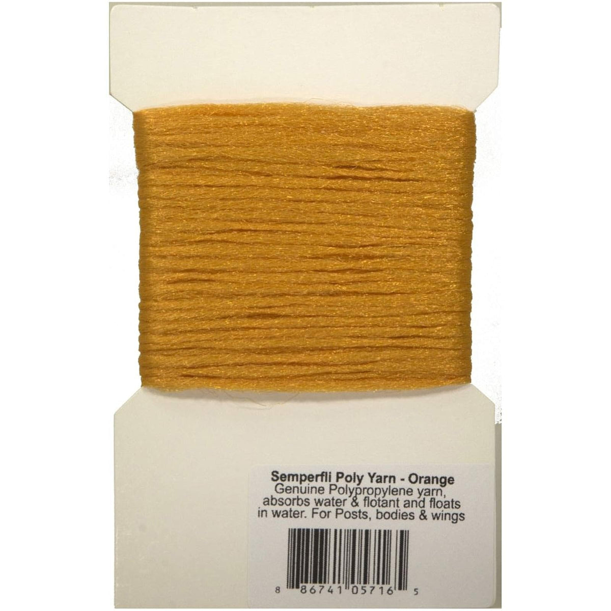 Semperfli Yarn, Orange, Floating