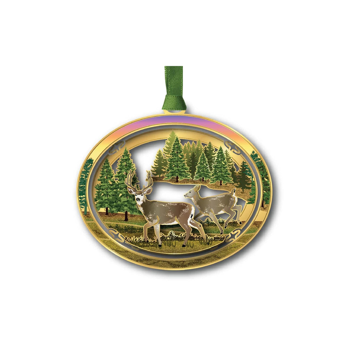 Beacon Design Hanging Ornament, 2.6" x 3", Green