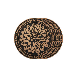 Home Furnishings By Larry Traverso Raw Materials, 13 inches, Dahlia, Black with