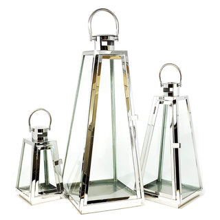allgala Candle Holder, Jumbo, Taper Silver