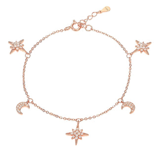 Diamond Treats Bracelet, One Size, Rose Gold