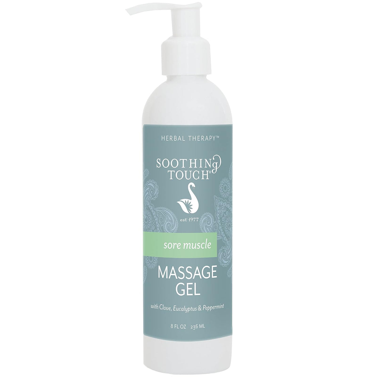Soothing Touch Body Lubricant, 8 Fl Oz (Pack of 1), Clove/Eucalyptus/Peppermint