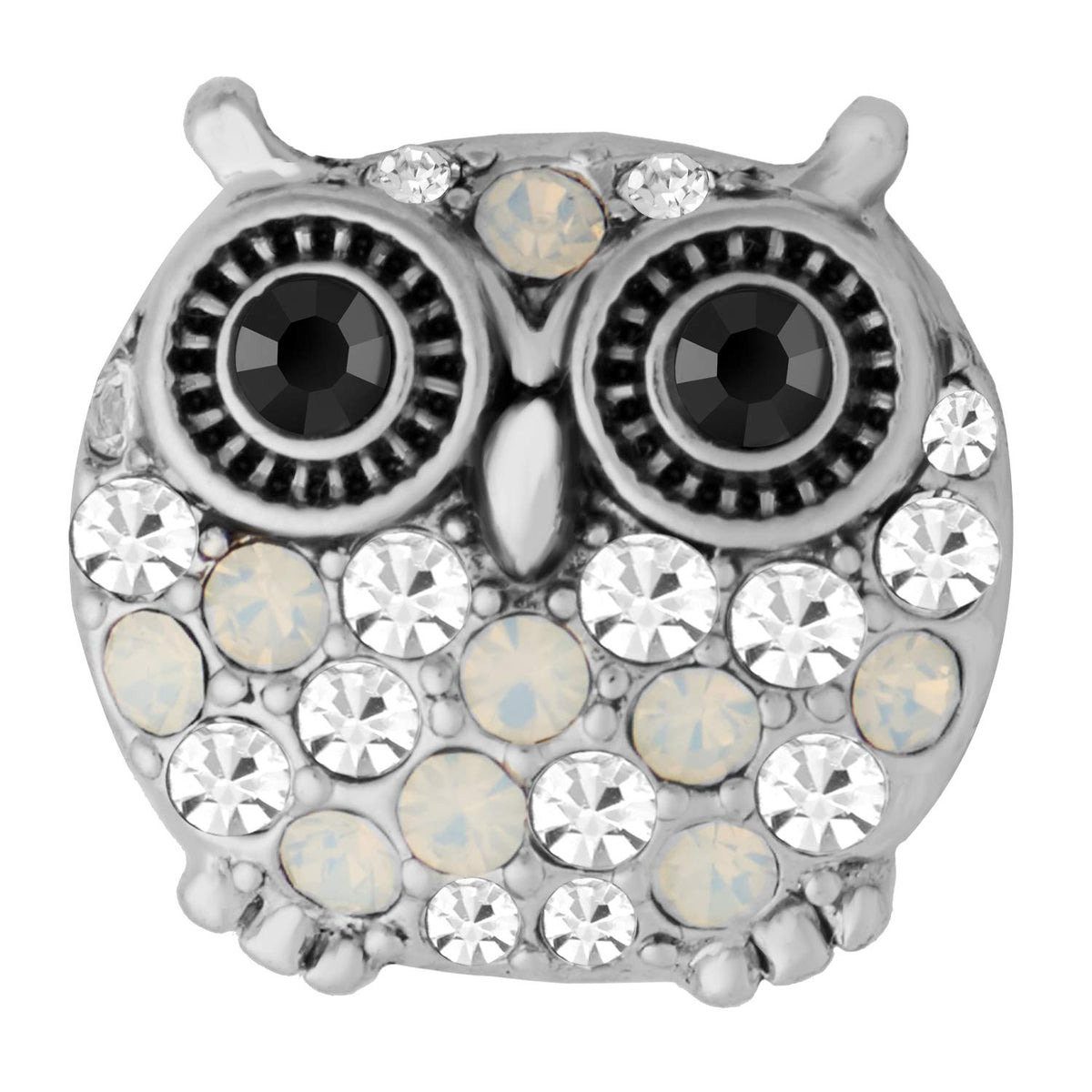 Coco + Carmen Charm, 0.75 x 0.75 x 0.38 inches, Silver