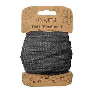 Karma Hairband, 1 Count (Pack of 1), Black Grunge