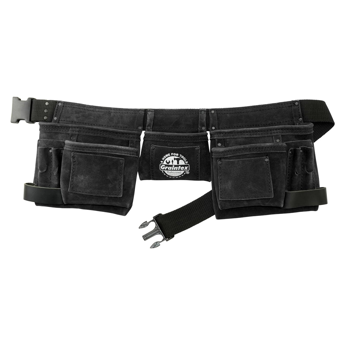 Graintex Tool Belt, One Size Fits All, Black