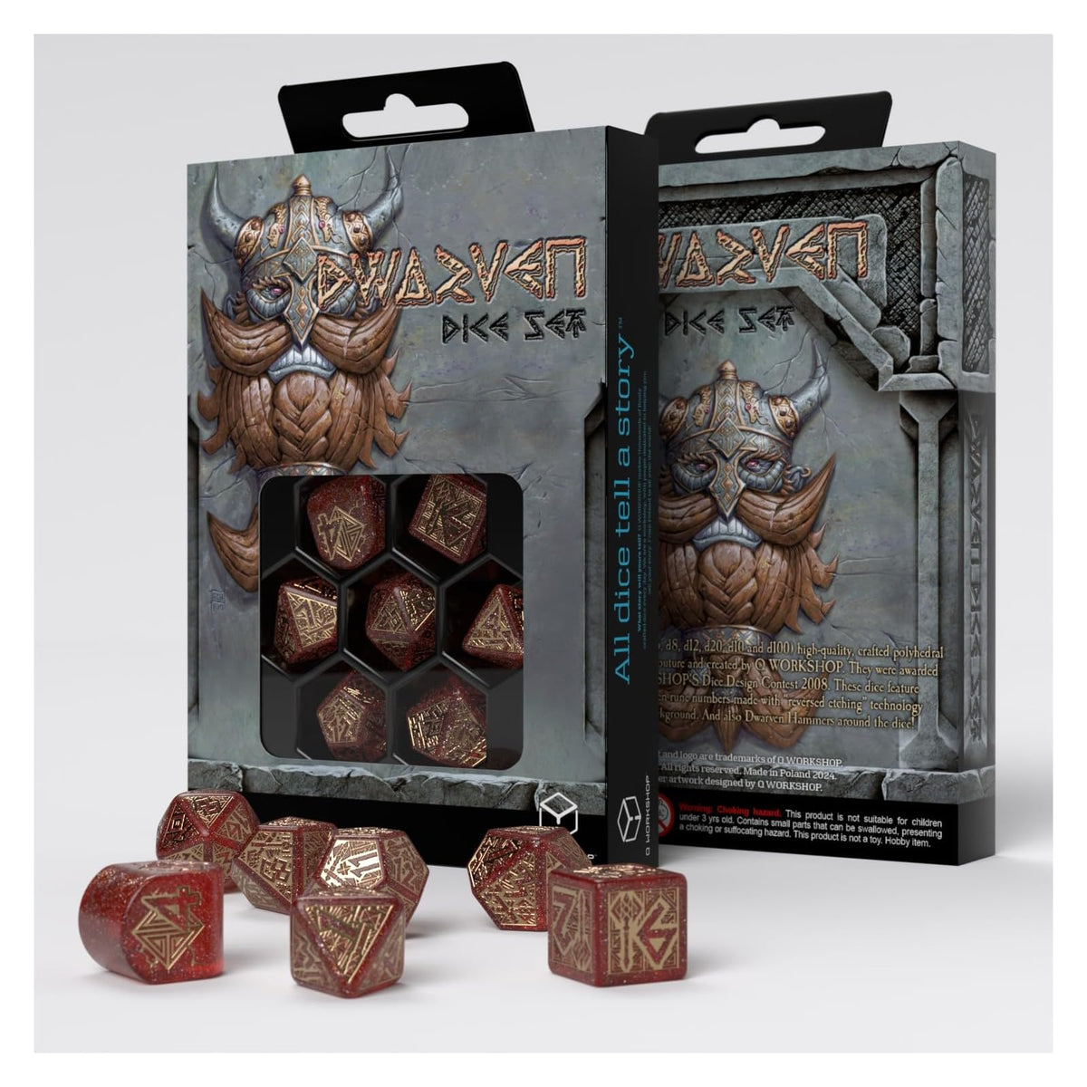 Q Workshop Game Dice, Small