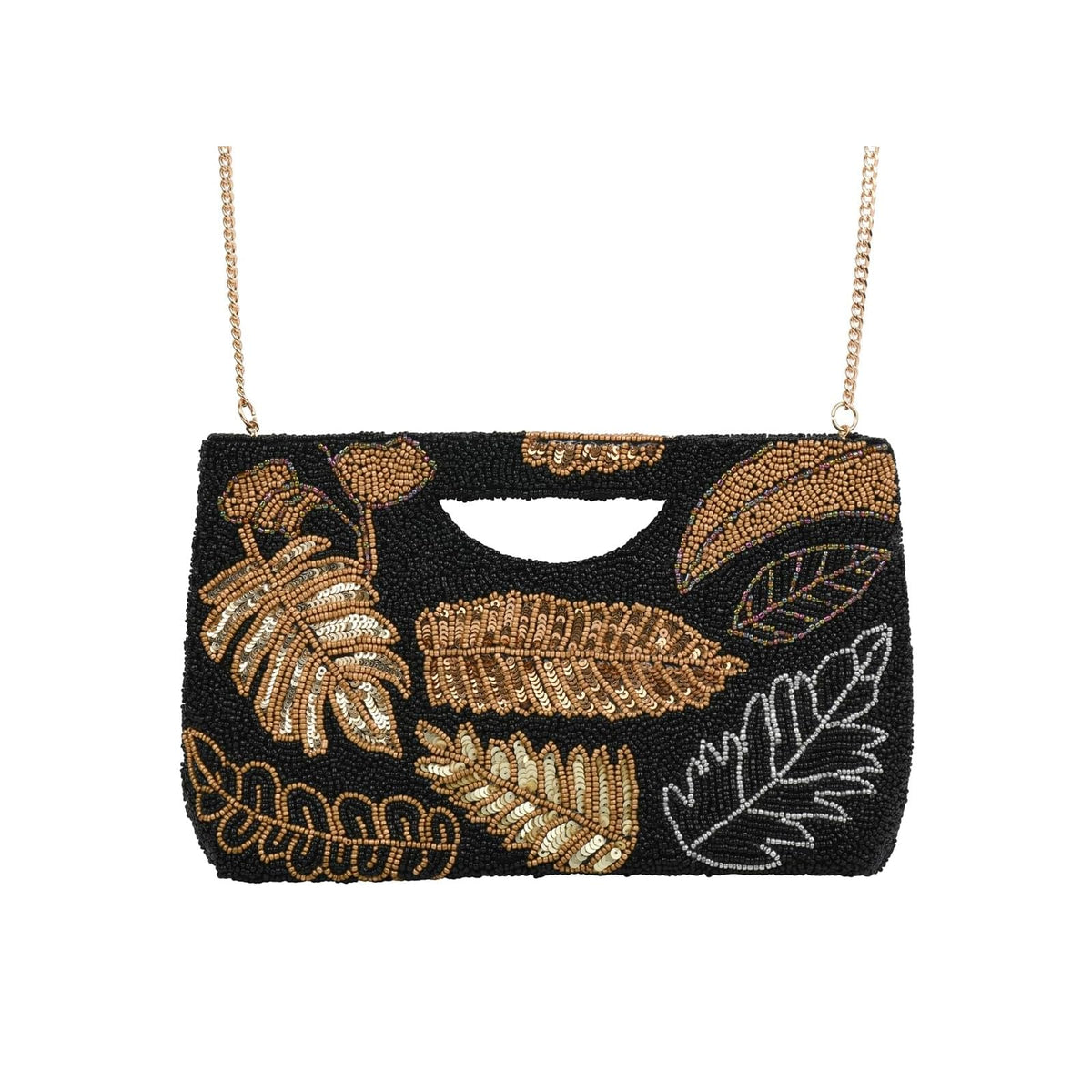 Bamboo Trading Handbag, 7-Inches Height, Gold