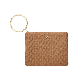 Oventure Handbag, Caramel, Bracelet Pouch, Clutch Bag