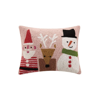 Peking Handicraft Pillow, 14 inches width x 18 inches length, Red and White With