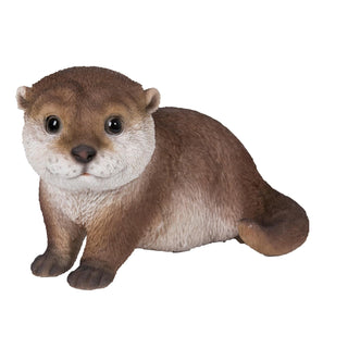 HI-LINE Figurine, 7.4 inches x 4.53 inches x 4.53 inches, Brown, White