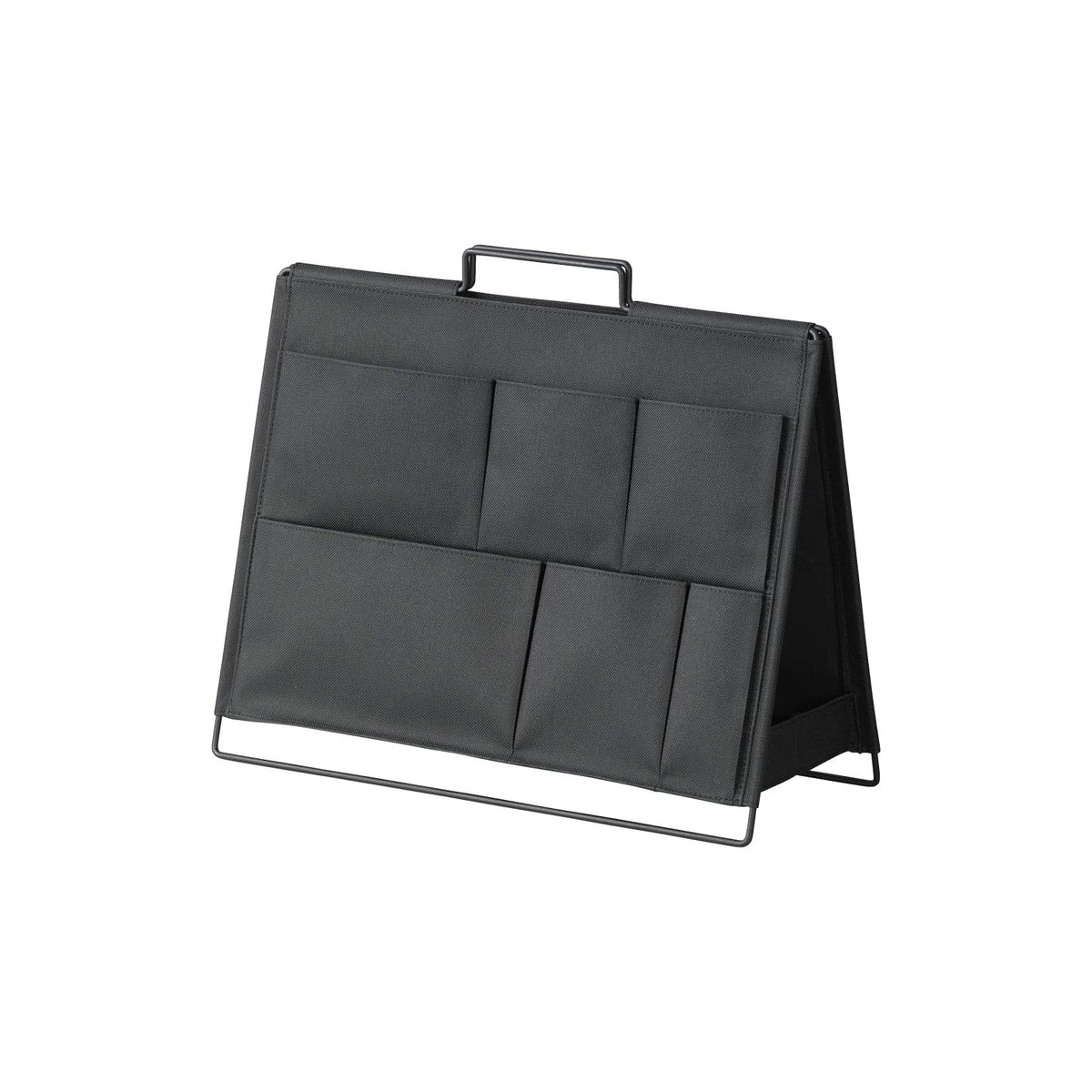 KING JIM Storage Rack, 12.2 x 14.6 x 6.3 inches, Black