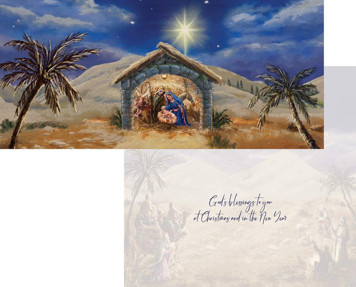 Lux Press Group Greeting Card, 8.5 inches x 3.8 inches, Gold