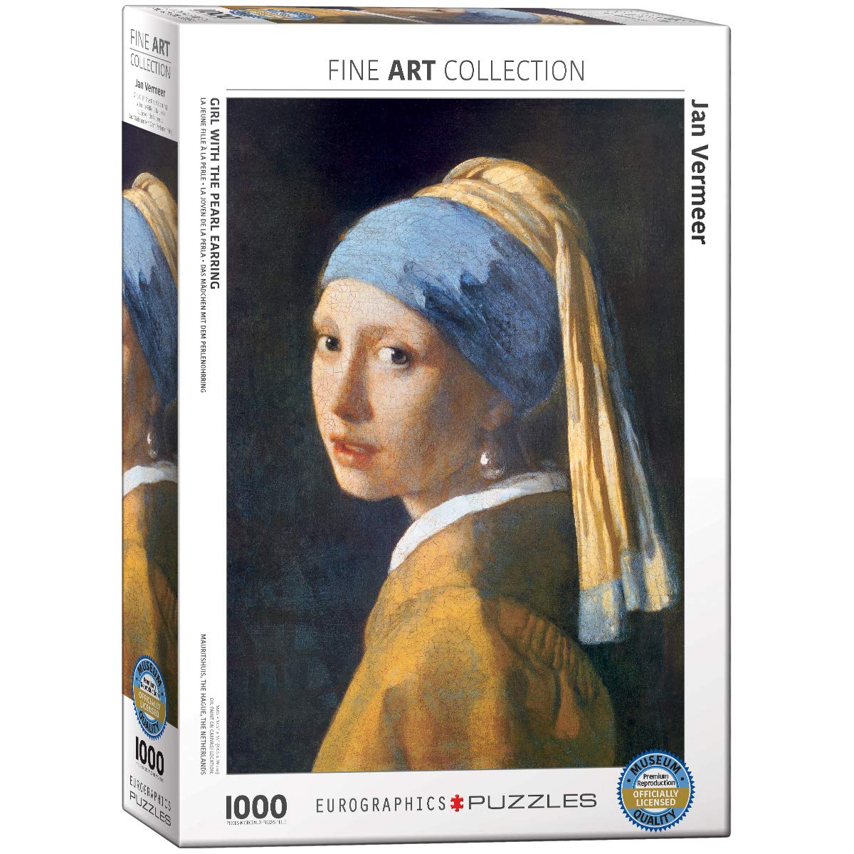 EuroGraphics Girl with A Pearl Earring by Vermeer 1000 Piece Puzzle (6000-5158)