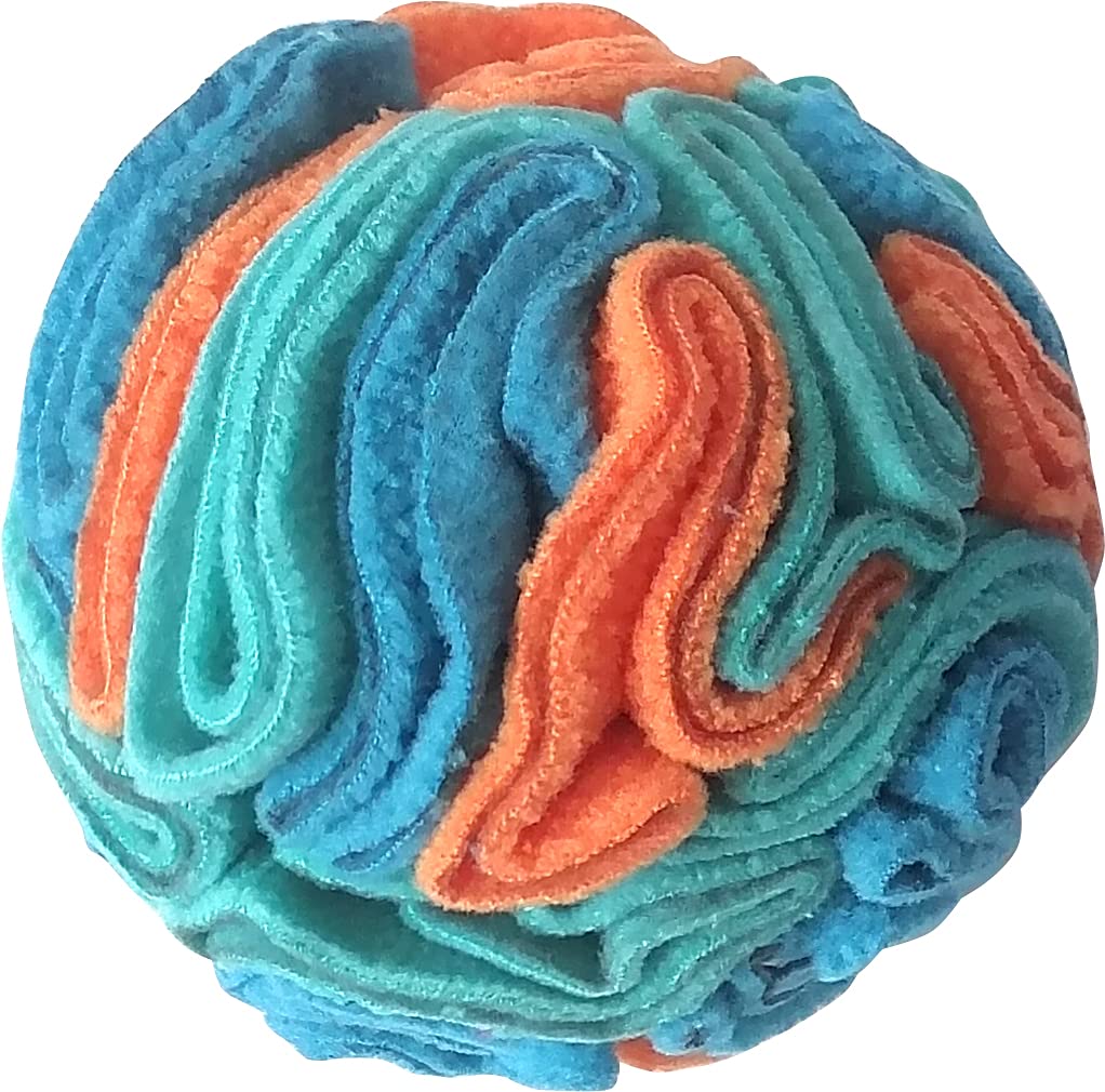 FOUFIT Pet Toy, Large 6", Blue/Orange