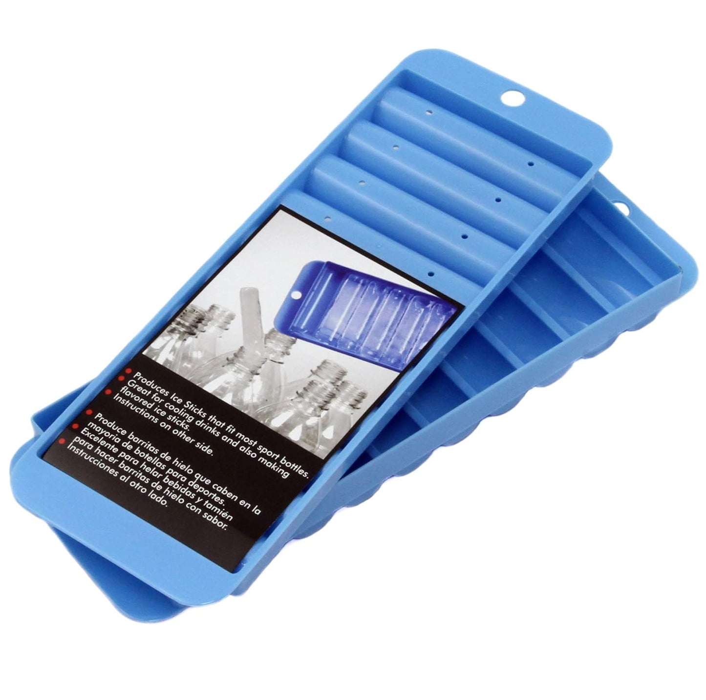Chef Craft Sports Bottle Ice Cube Tray, 9.5 inch, Blue