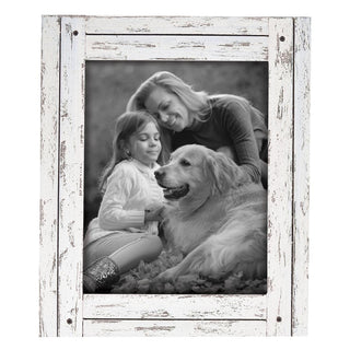 Foreside Home and Garden Picture Frame, 8 x 10 Single, White