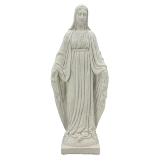 Galt International Sculpture, 32" Terrazo-Style, White