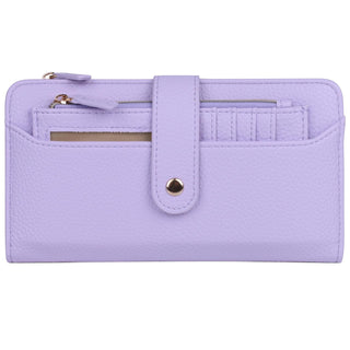 Julia Buxton USA Wallet, Lilac, Modern