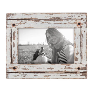 Foreside Home and Garden Picture Frame, 4 x 6 Single, White