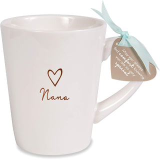 Comfy Hour 15 oz Nana Mug, Heart Coffee Cup, Set of 1