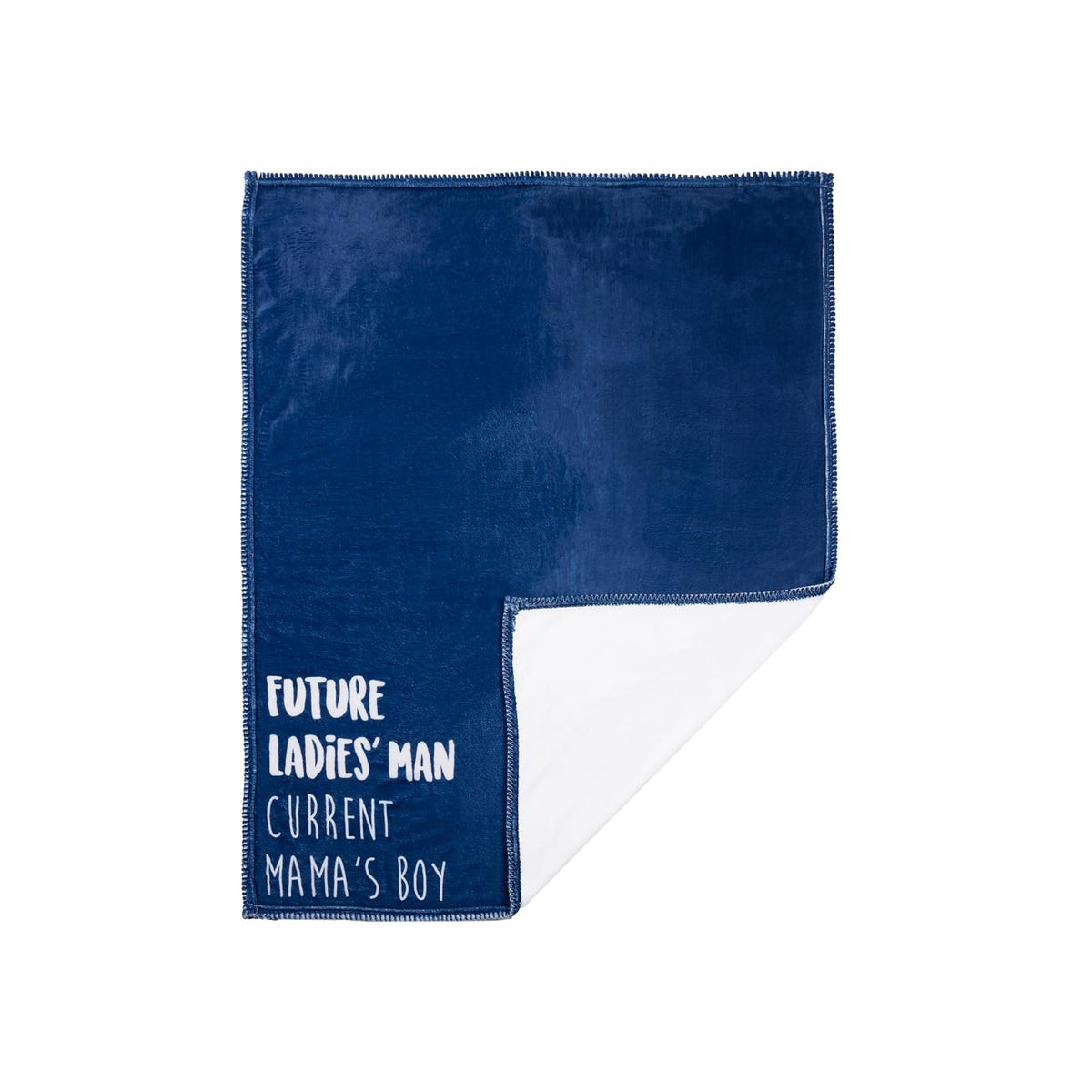 Pavilion Gift Company Blanket, 40" x 50", Blue & White