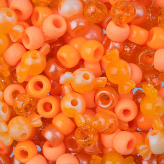 John Bead Craft Bead, 4x7mm, Orange