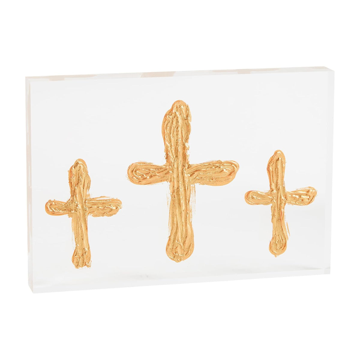 Mud Pie Wall Art, 7.3"L x 5"W, GOLD