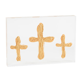 Mud Pie Wall Art, 7.3"L x 5"W, GOLD