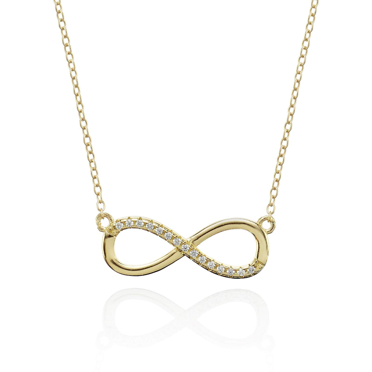 namana Necklace, 16 inches, Gold