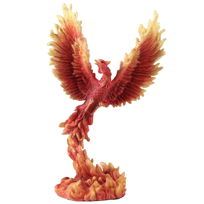Veronese Design 6 1/4 Inch Phoenix Rising Resin Sculpture Hand Painted Figurine