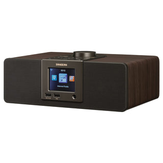 Sangean Radio, Walnut, Contemporary
