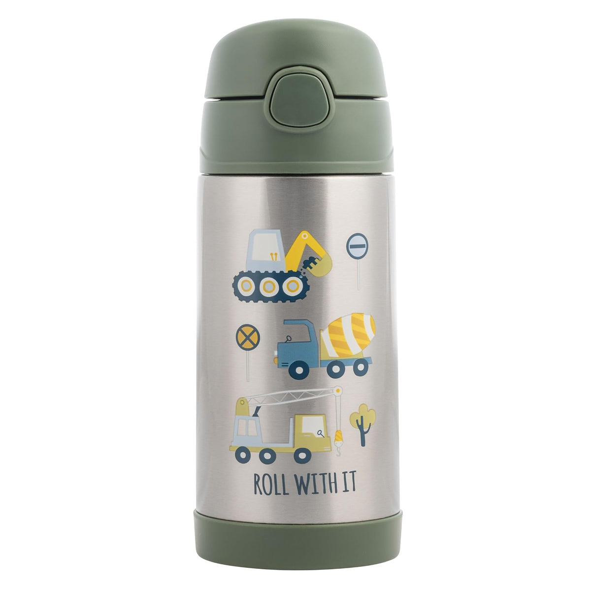 Stephen Joseph Thermos, 11.8 Ounces, Green Construction