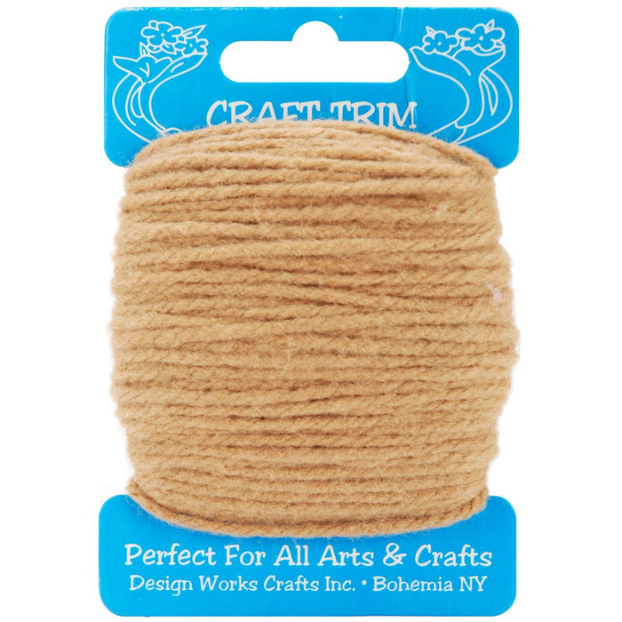 Design Works Crafts Light Brown Yarn Card