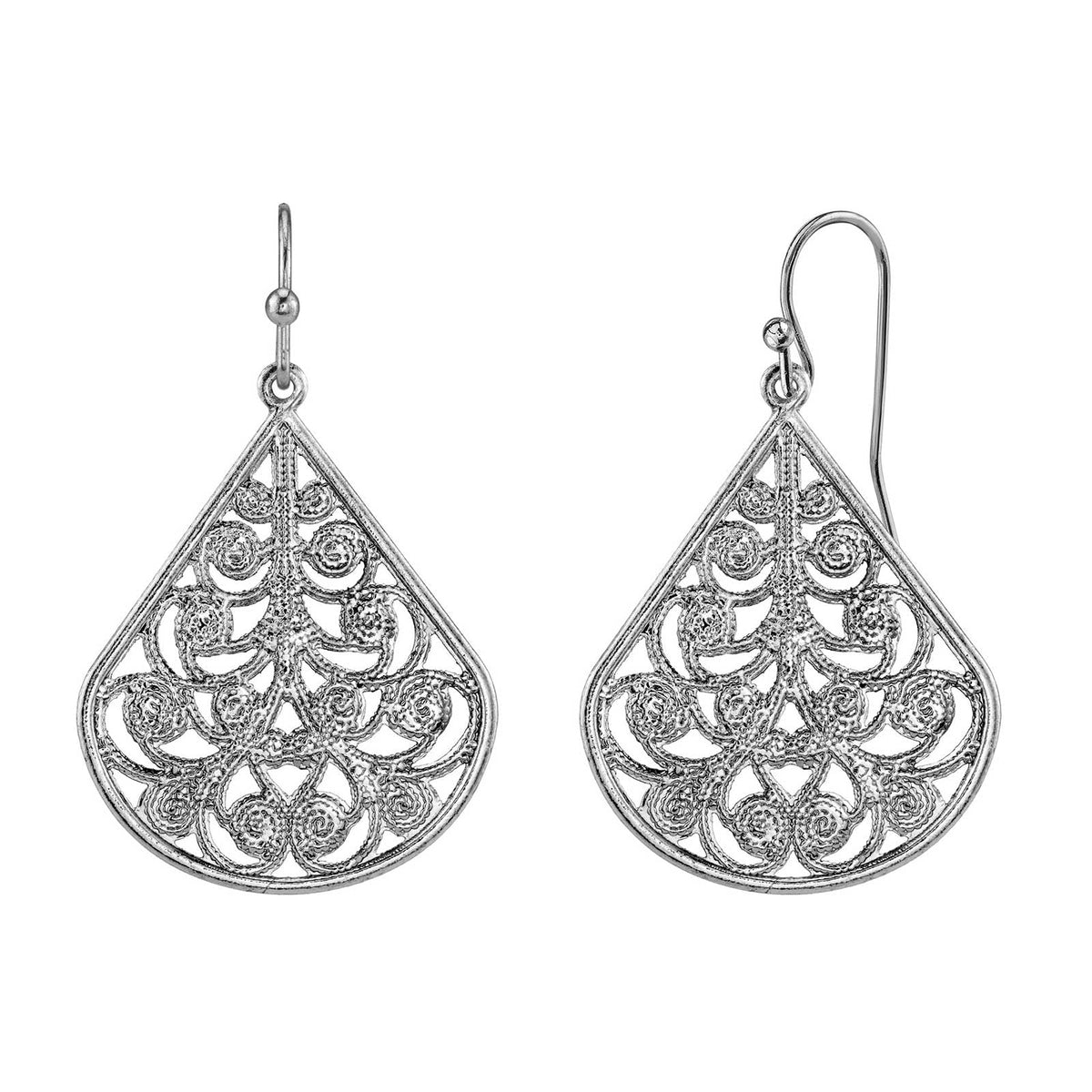 1928 Jewelry Company Earring, One Size, Silver
