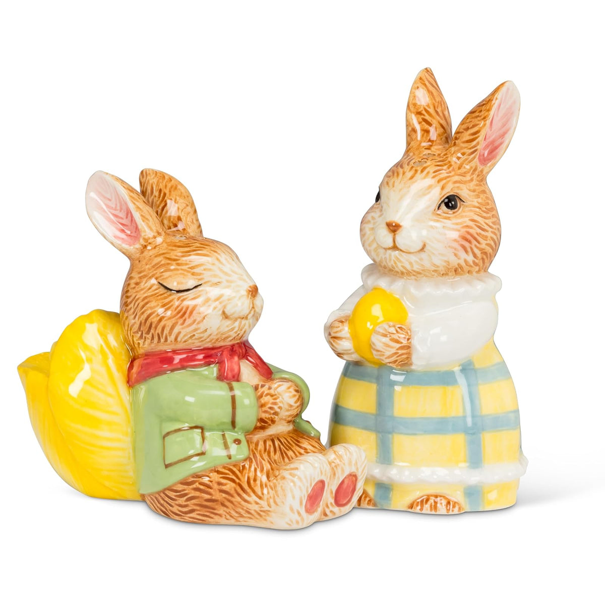 Abbott Collection Food Shaker, 3"H, Dress Up Bunnie