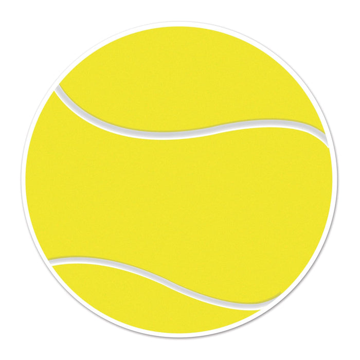 Beistle Decorative Cutout, 10", Yellow/White