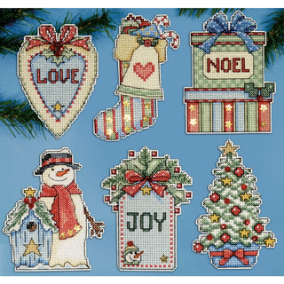 Design Works Crafts Country Christmas Counted Cross Stitch Ornament Kit, Multi