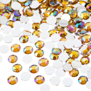 John Bead Craft Bead, 6mm (SS28), Gold AB
