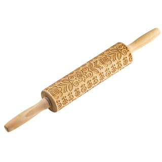 Tablecraft Rolling Pin, Large, Brown