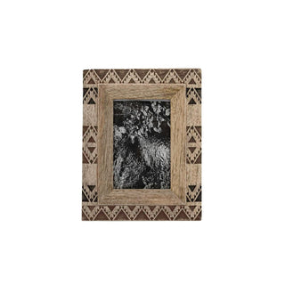 Foreside Home and Garden Picture Frame, 7.5 x 0.75 x 9 inches, Brown with Black